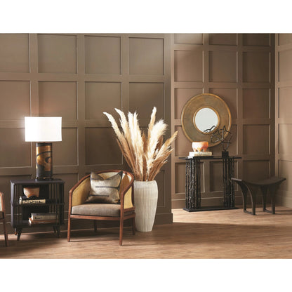 Freeform Tripod Bowl by Global Views in frosted irys gelp. Made from art glass in a eclectic & global style.