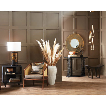 Shanghai Stool by Global Views in bronze. Made from cast iron, iron in a eclectic & global style.