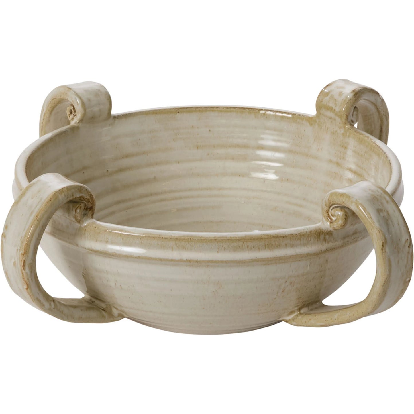 001 SI-2448543 | Primary Silo | Dolorosa Bowl by Accent Decor in off-white. Made from ceramic in a modern style.