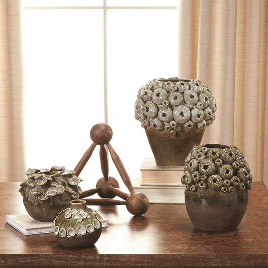 Rollerpin Wooden Pyramid by Global Views. Made from recycled wood, natural wax in a eclectic & global style.