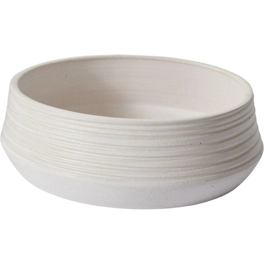 Offshore Bowl by Accent Decor in white. Made from ceramic in a modern style.
