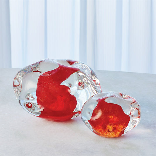 Dimple Paperweight by Global Views. Made from glass in a modern style.