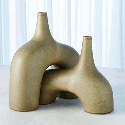 Stretch Vase by Global Views. Made from earthenware in a eclectic & global style.