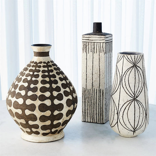 Grafiti Vase by Global Views. Made from earthenware in a eclectic & global style.