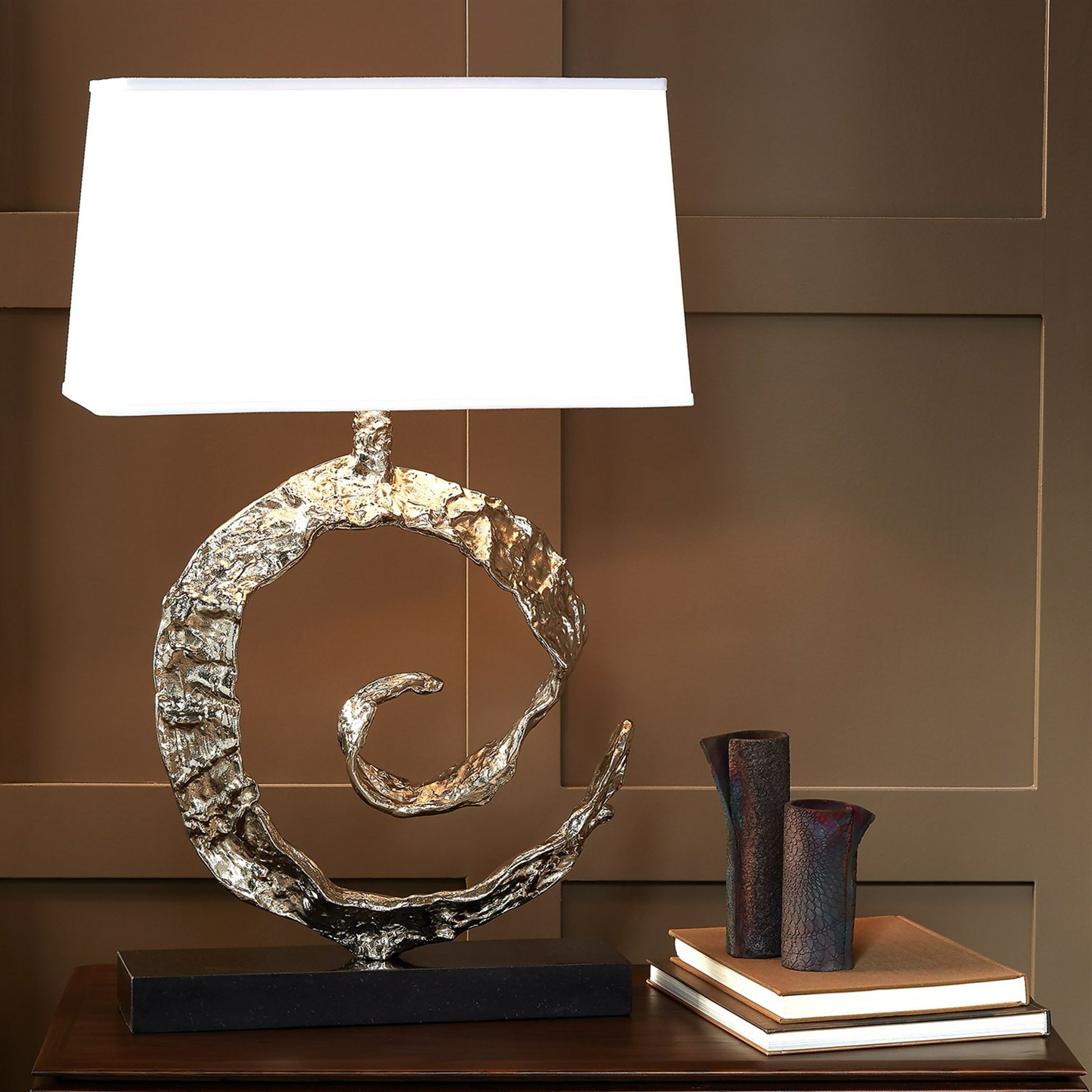 Swirl Lamp by Global Views. Made from unique in a modern style.
