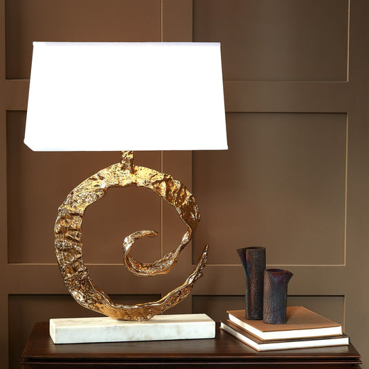 Swirl Lamp by Global Views. Made from unique in a modern style.