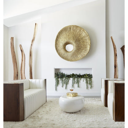 Convergence Mirror by Phillips Collection. Made from resin in a modern style.