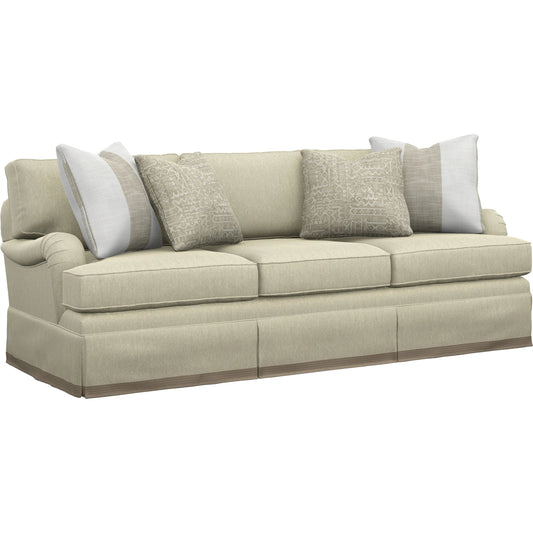 001 SI-2540408 | Primary Silo | Blaire Sofa by Barclay Butera in beige, tan. Made from mahogany, fabric in a unique style.