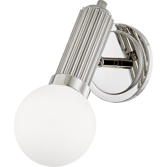Reade Wall Sconce by Hudson Valley. Made from brass in a eclectic & global style.