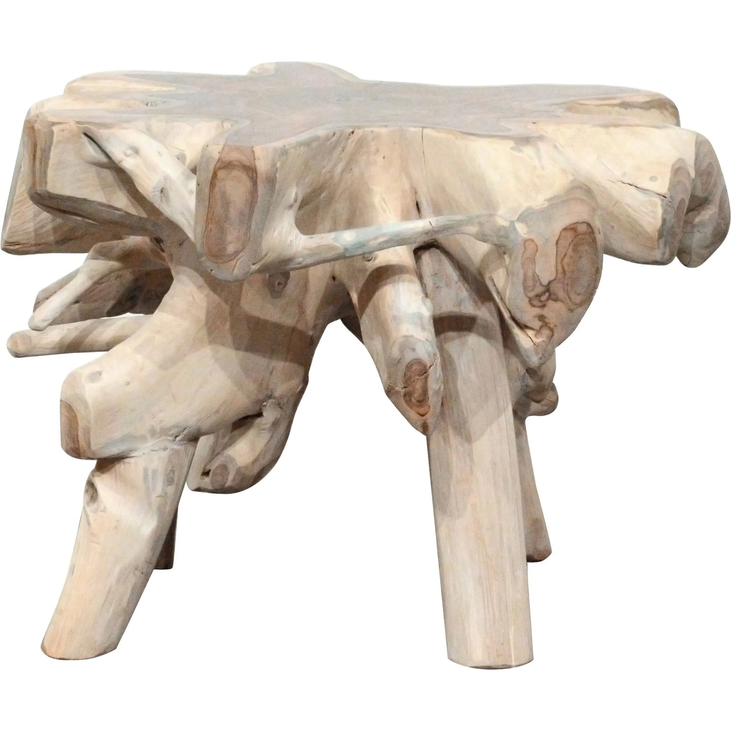 001 SI-2518803 | Primary Silo | Cypress End Table by Classic Home in natural white wash. Made from teak wood in a cottage & farmhouse style.