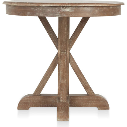 Maxwell Oval Pine Wood Dining Table by Kosas Home in natural. Made from pine wood in a cottage & farmhouse style.
