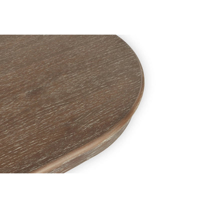 Maxwell Oval Pine Wood Dining Table by Kosas Home in natural. Made from pine wood in a cottage & farmhouse style.