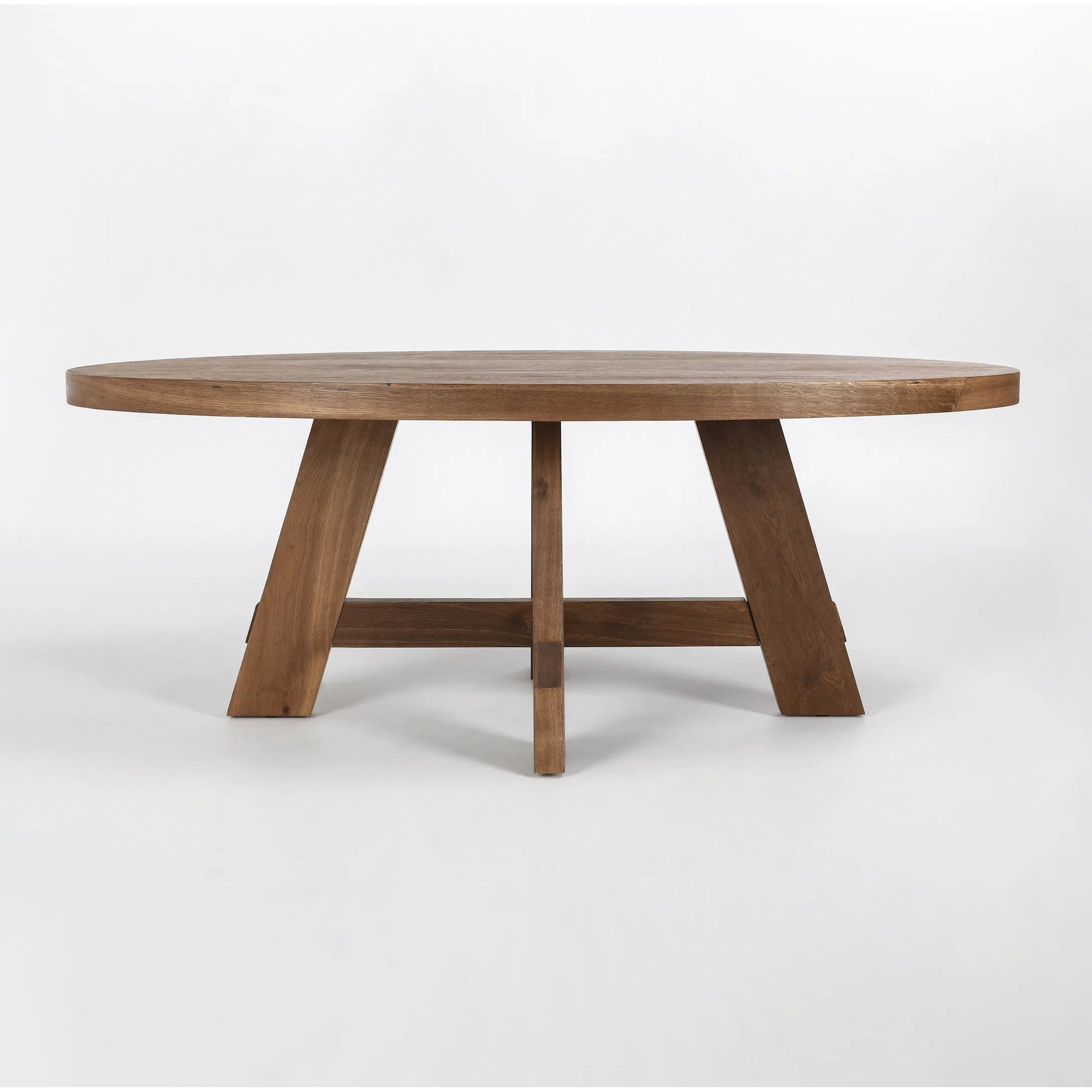 Santa Barbara Oval Wood Dining Table by Classic Home. Made from oak veneer, acacia wood, plywood in a unique style.