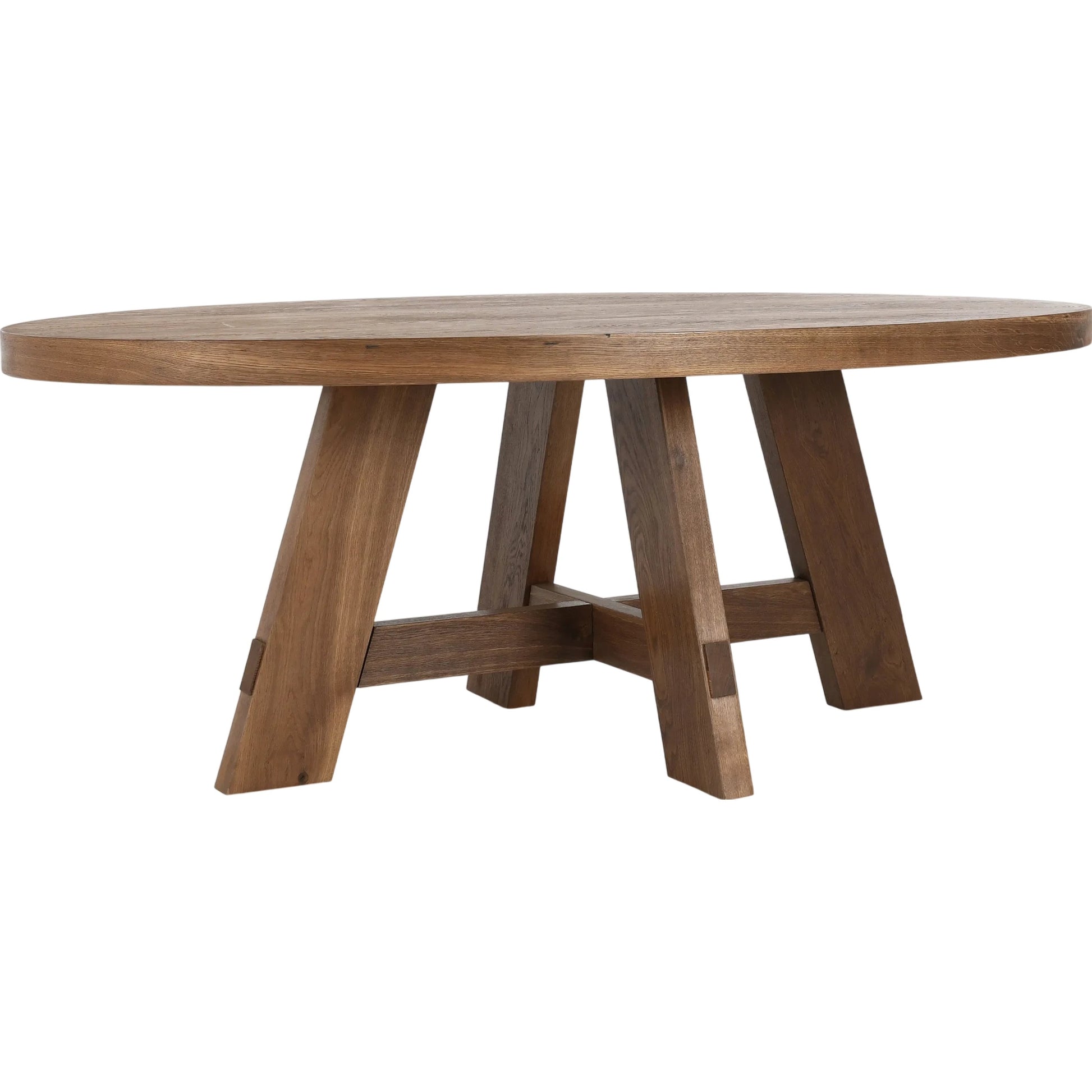 Santa Barbara Oval Wood Dining Table by Classic Home. Made from oak veneer, acacia wood, plywood in a unique style.