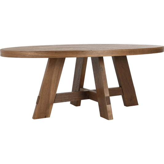 001 None | Unknown | Santa Barbara Oval Wood Dining Table by Classic Home. Made from oak veneer, acacia wood, plywood in a unique style.