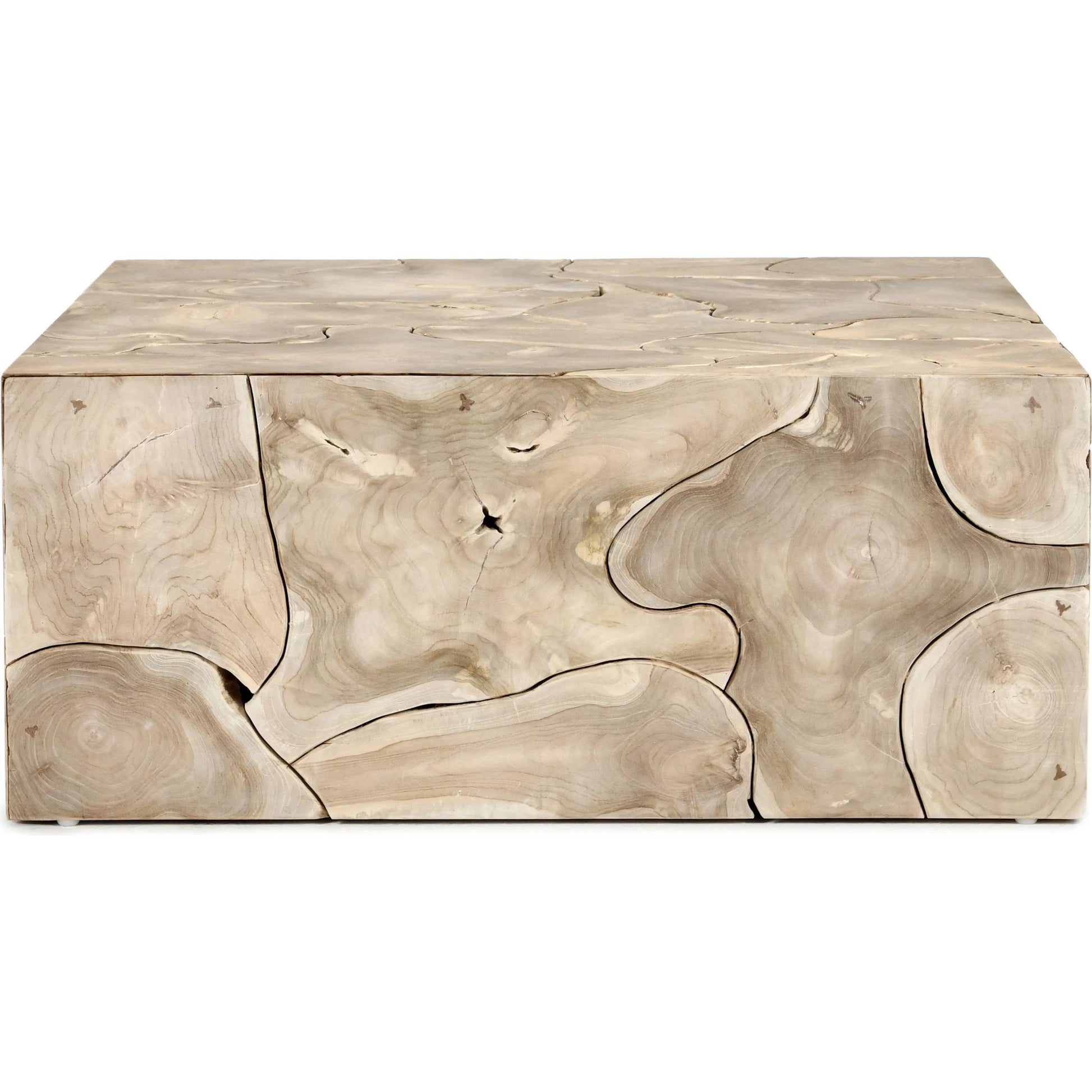 Sorrento Teak Wood Square Coffee Table by Classic Home. Made from teak wood in a cottage & farmhouse style.