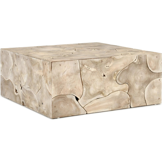 Sorrento Teak Wood Square Coffee Table by Classic Home. Made from teak wood in a unique style.
