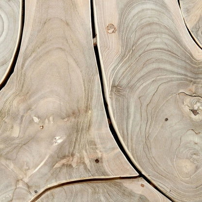 Sorrento Teak Wood End Table by Classic Home. Made from teak wood in a cottage & farmhouse style.