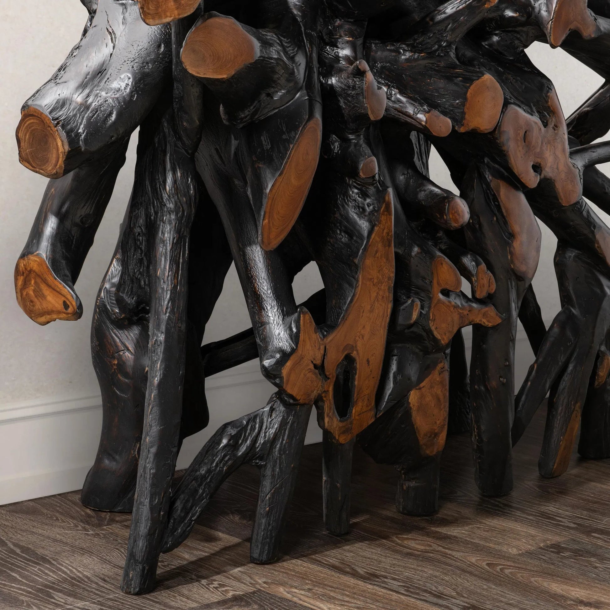 Cypress Teak Wood Root Console Table by Classic Home. Made from teak wood in a modern style.