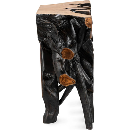 Cypress Teak Wood Root Console Table by Classic Home. Made from teak wood in a modern style.