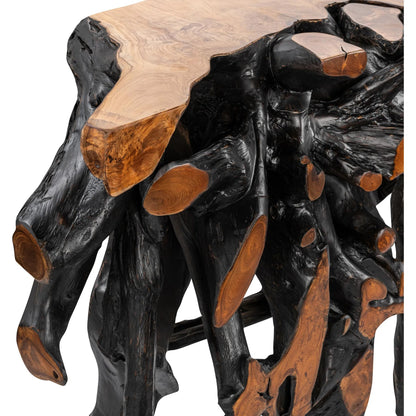 Cypress Teak Wood Root Console Table by Classic Home. Made from teak wood in a modern style.