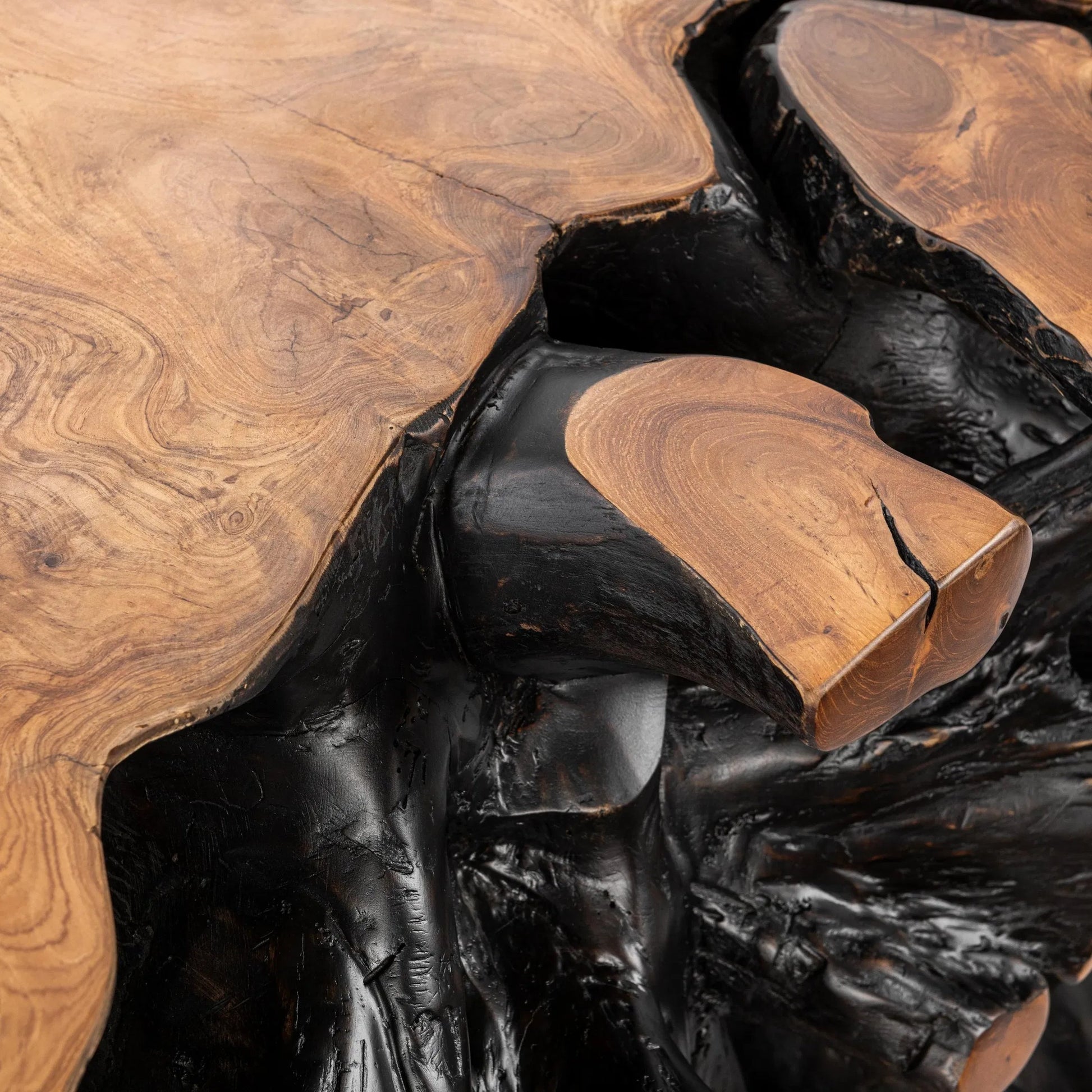 Cypress Teak Wood Root Console Table by Classic Home. Made from teak wood in a modern style.