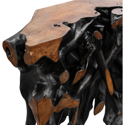 Cypress Teak Wood Root Console Table by Classic Home. Made from teak wood in a modern style.