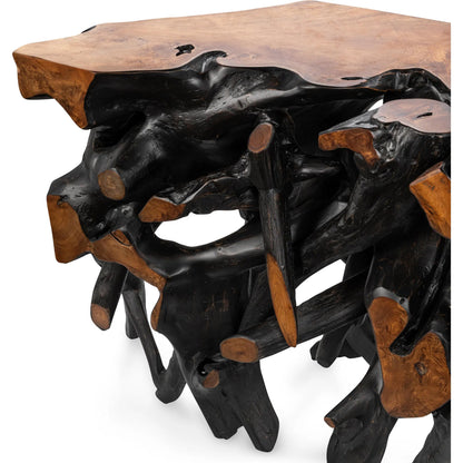 Cypress Teak Wood Root Console Table by Classic Home. Made from teak wood in a modern style.