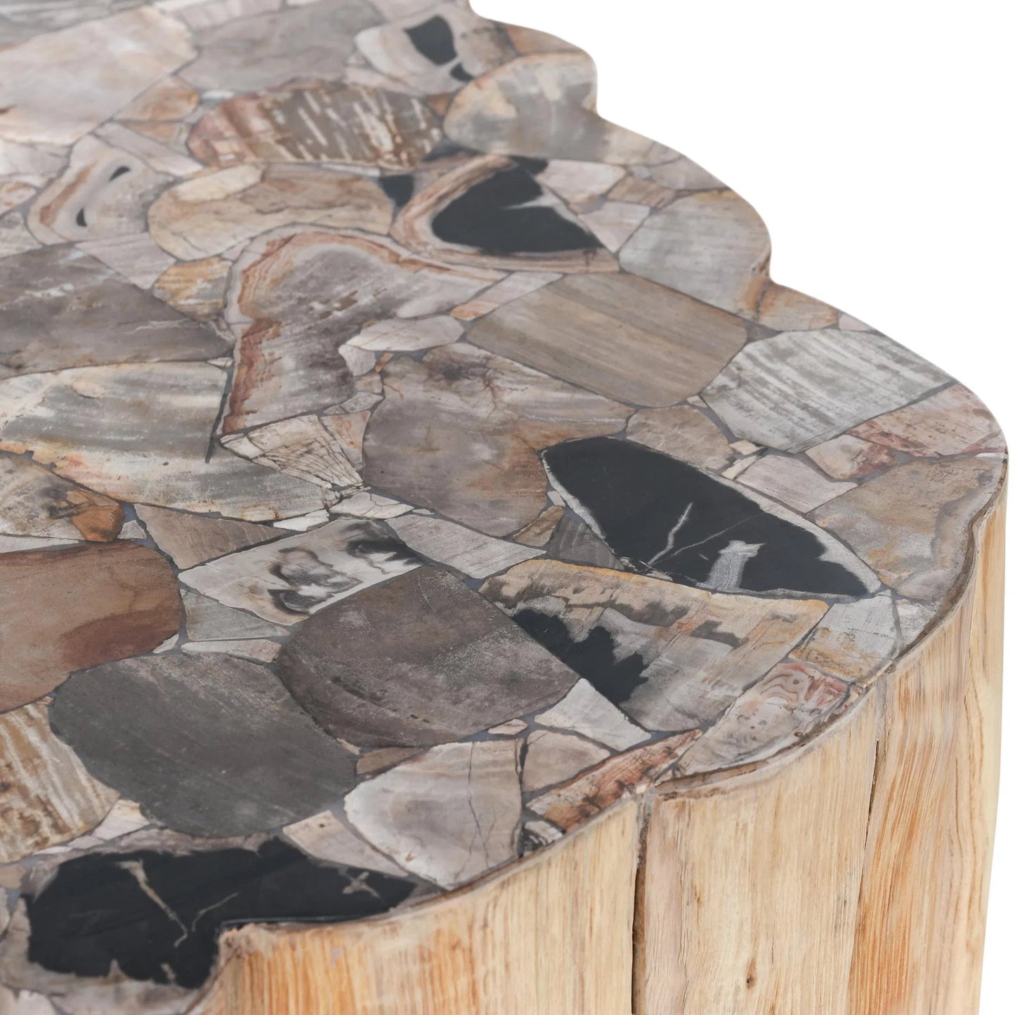 005 SI-2237241 | Closeup | Norwest Teak Wood Coffee Table by Classic Home in natural. Made from unique in a transitional style.