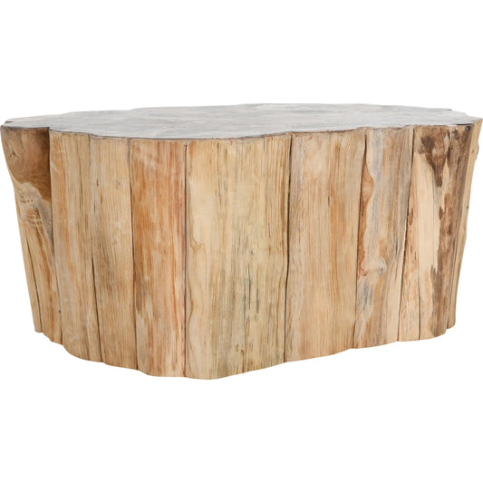 Norwest Teak Wood Coffee Table by Classic Home in natural. Made from unique in a unique style.