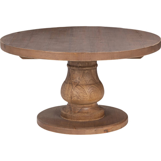 Carolina Reclaimed Pine Coffee Table by Kosas Home in natural. Made from reclaimed pine in a unique style.