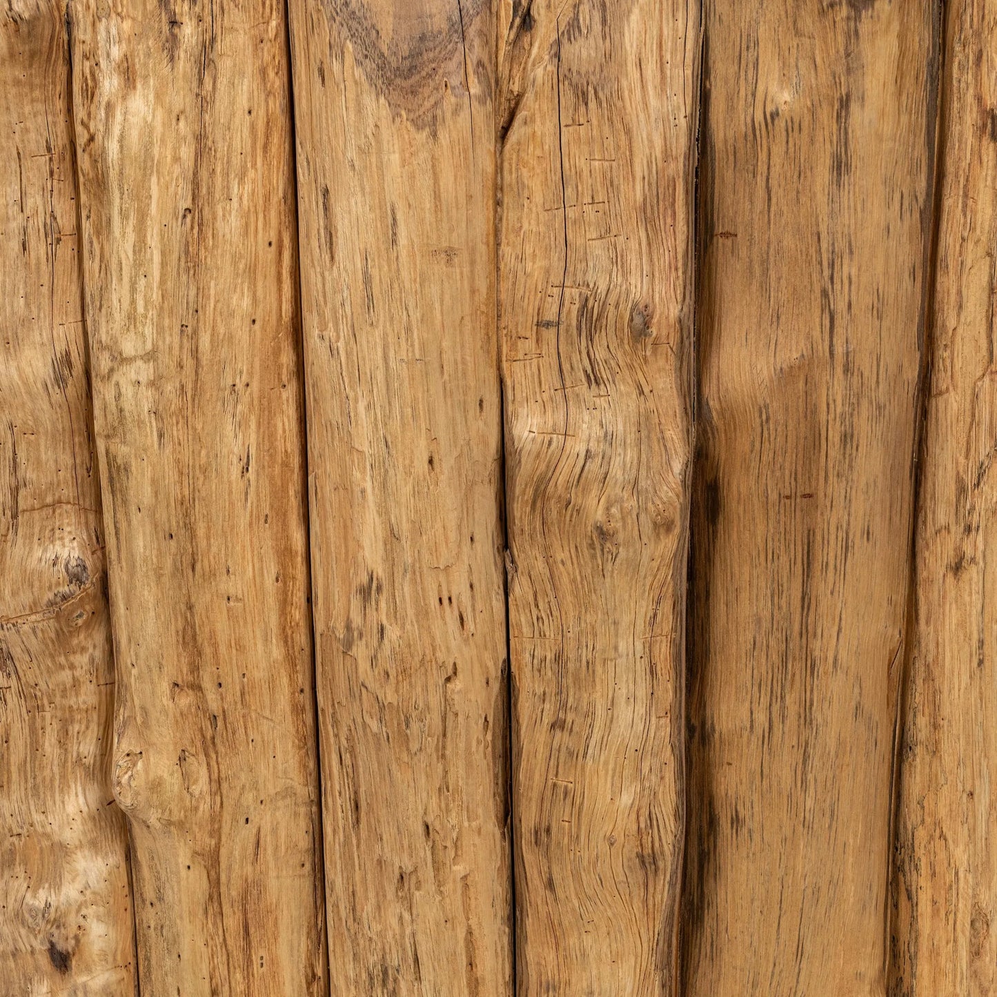 005 SI-2303277 | Closeup | Norwest Petrified Teak Wood Console Table by Classic Home. Made from teak wood in a transitional style.