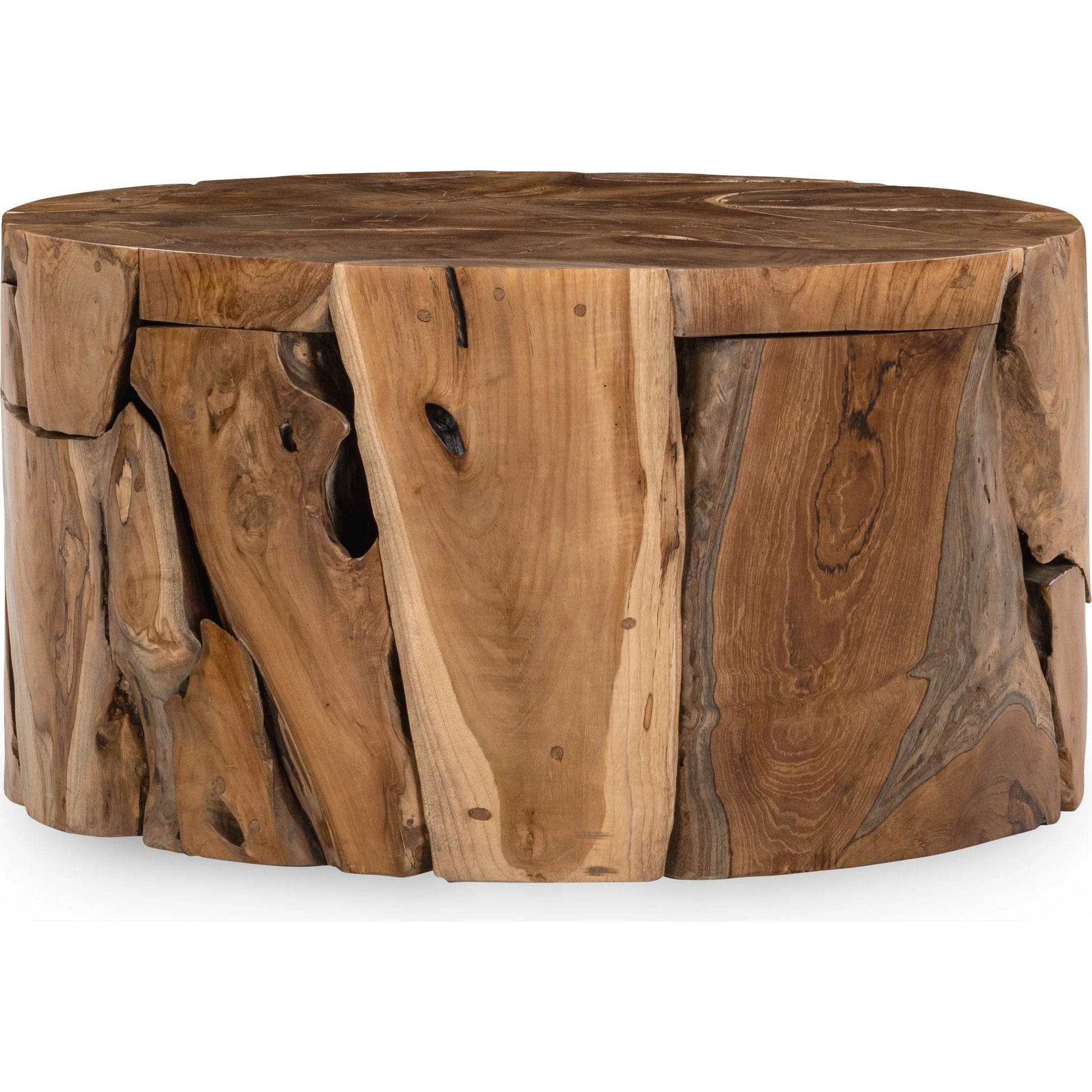 Rhea Teak Wood Coffee Table by Classic Home. Made from teak wood in a cottage & farmhouse style.