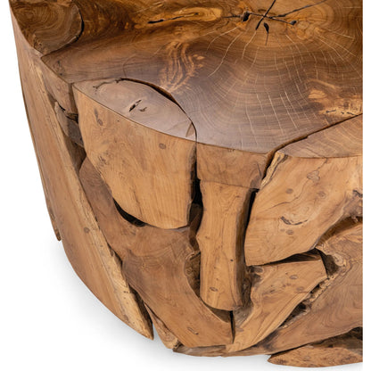 Rhea Teak Wood Coffee Table by Classic Home. Made from teak wood in a cottage & farmhouse style.