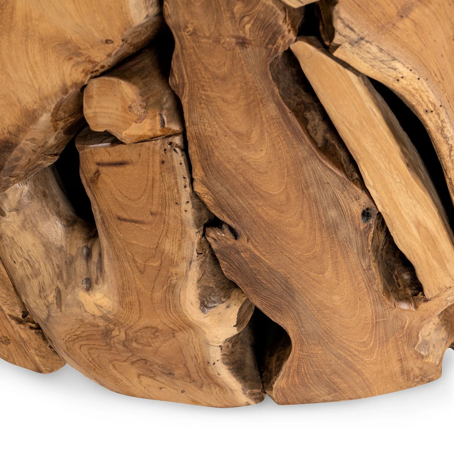 008 SI-2353705 | Closeup | Rhea Teak Wood Coffee Table by Classic Home. Made from teak wood in a cottage & farmhouse style.
