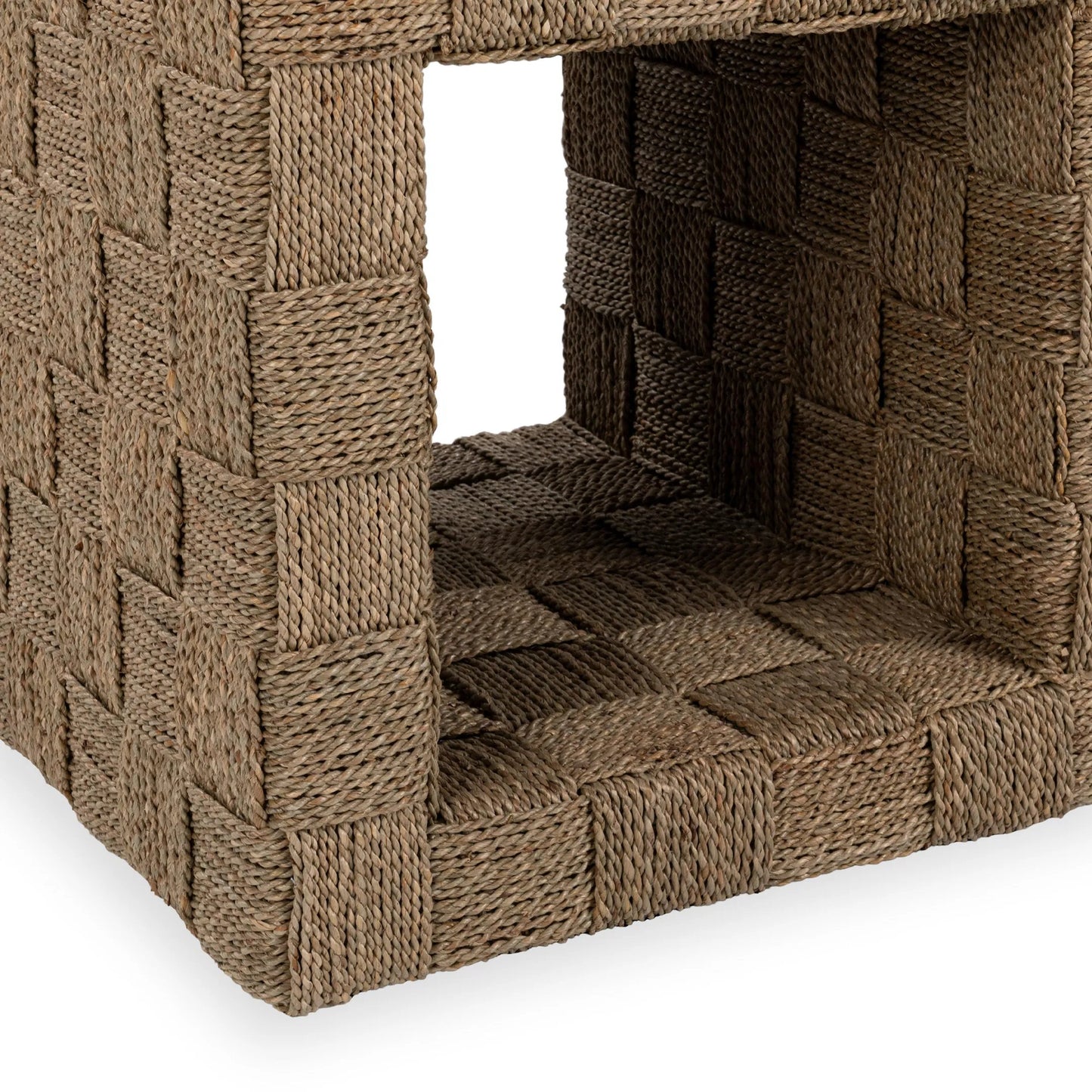 002 SI-2518804 | Additional Silo | Neyla End Table by Classic Home in natural. Made from seagrass, plywood in a rustic style.