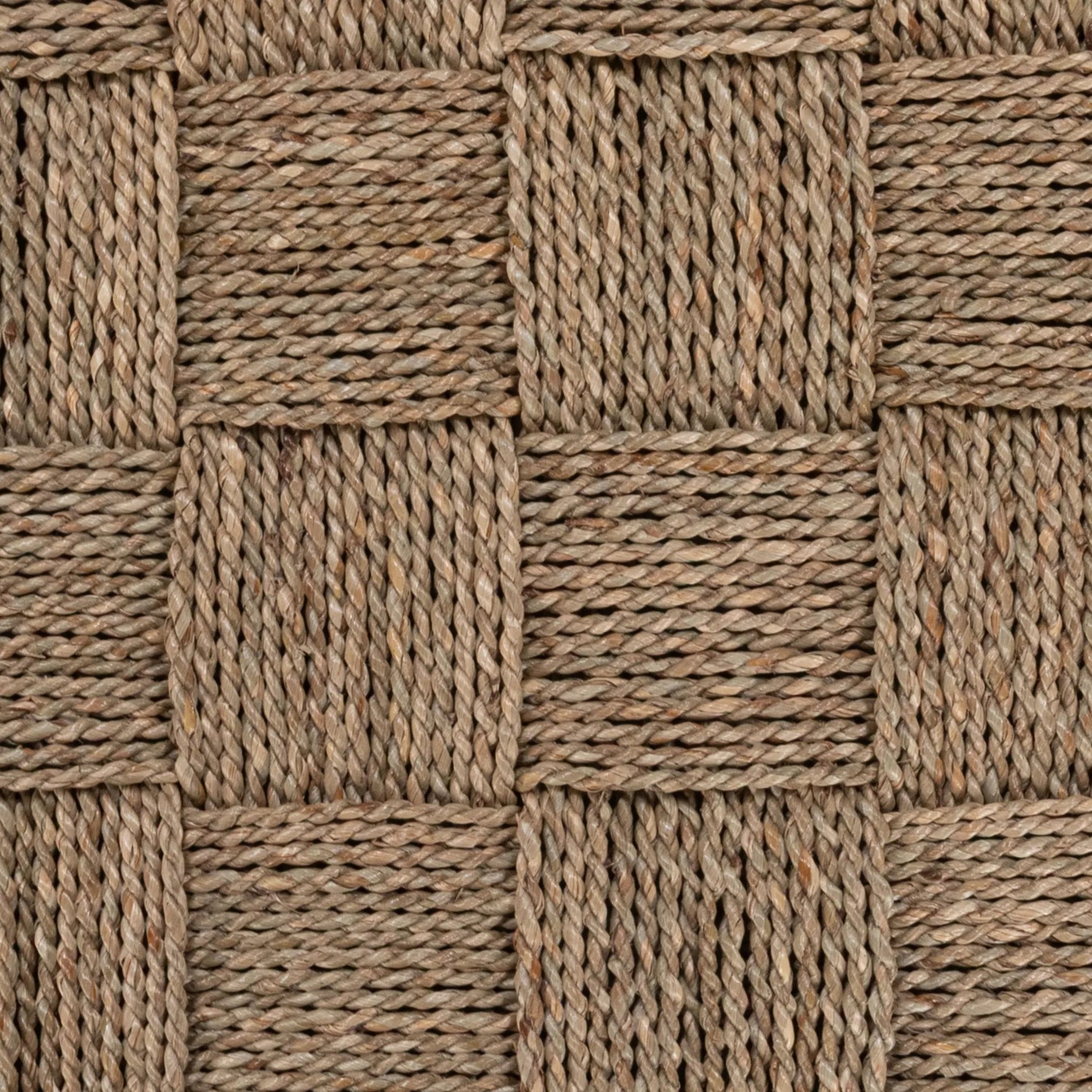 Neyla End Table by Classic Home in natural. Made from seagrass, plywood in a rustic style.