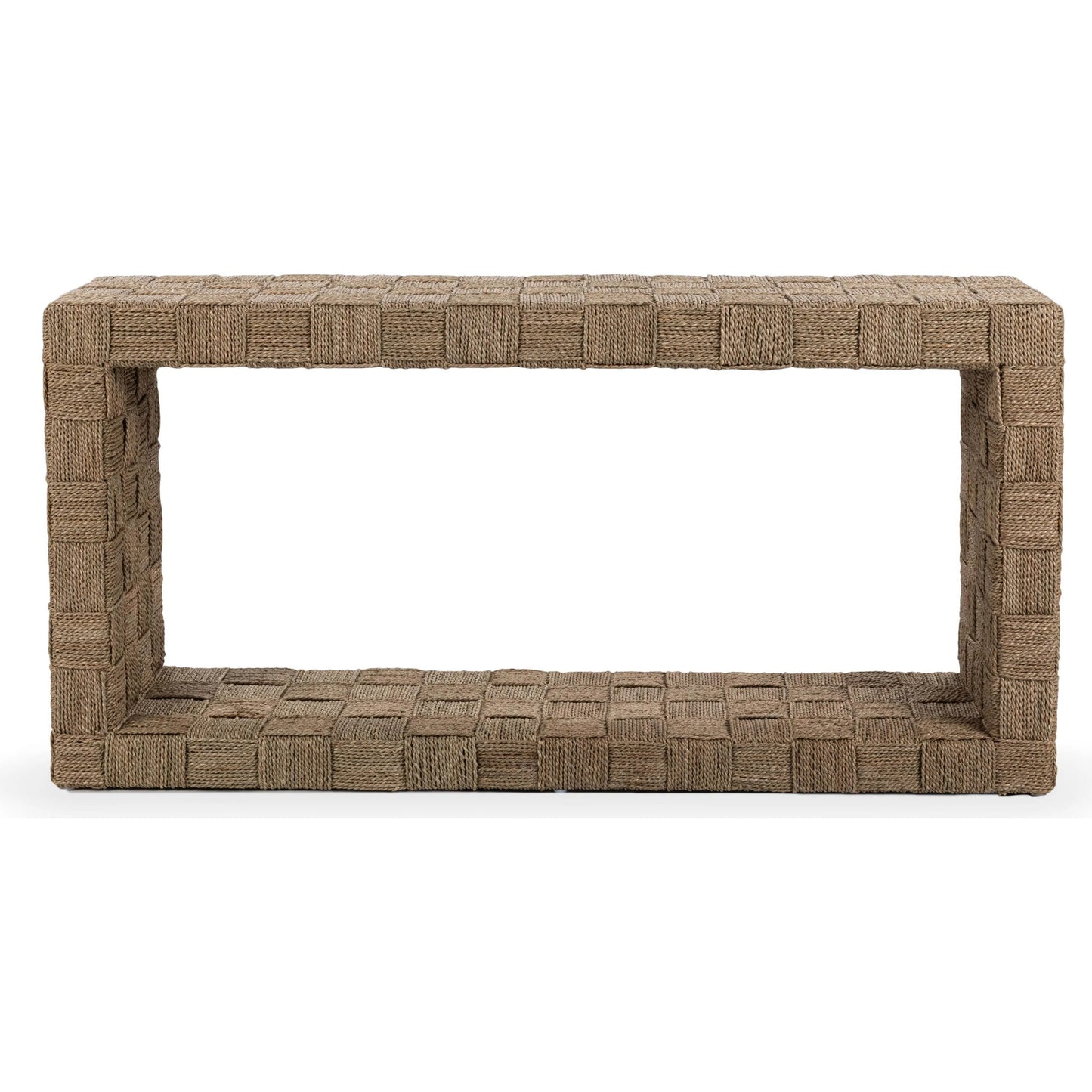 002 SI-2518805 | Additional Silo | Neyla Console Table by Classic Home in natural. Made from seagrass, plywood in a rustic style.