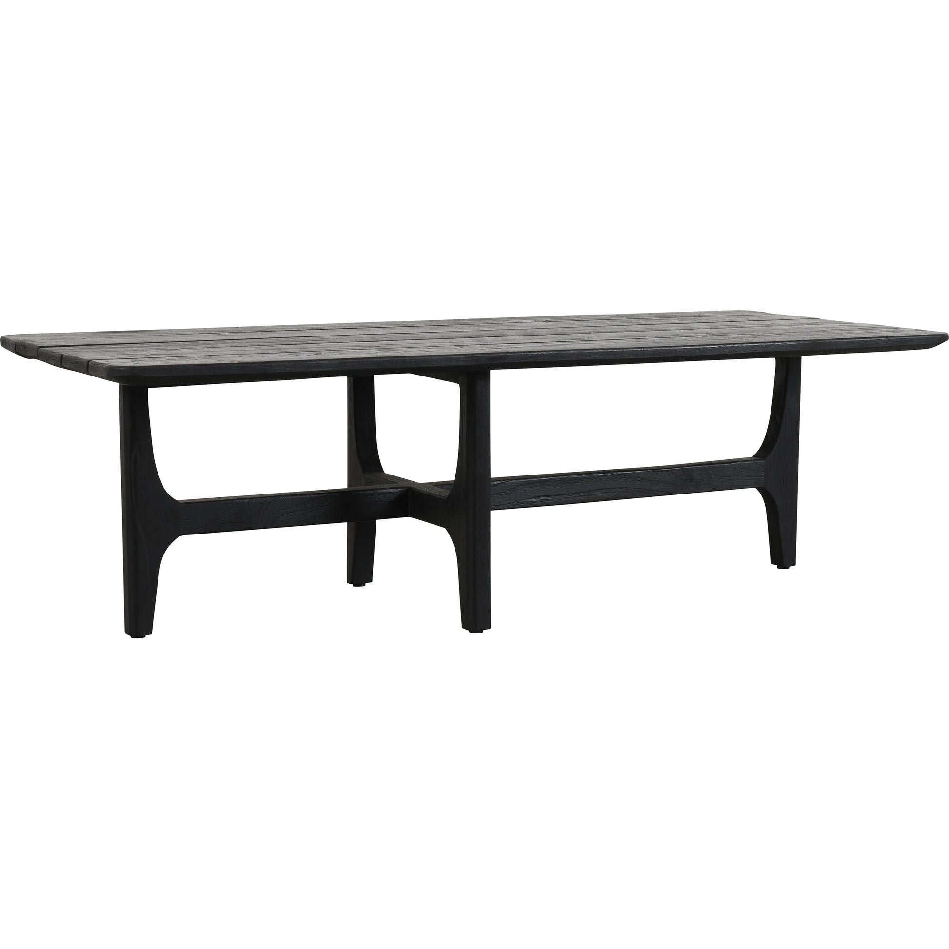 Dawn Outdoor Coffee Table by Classic Home in gray matte. Made from teak wood in a modern style.
