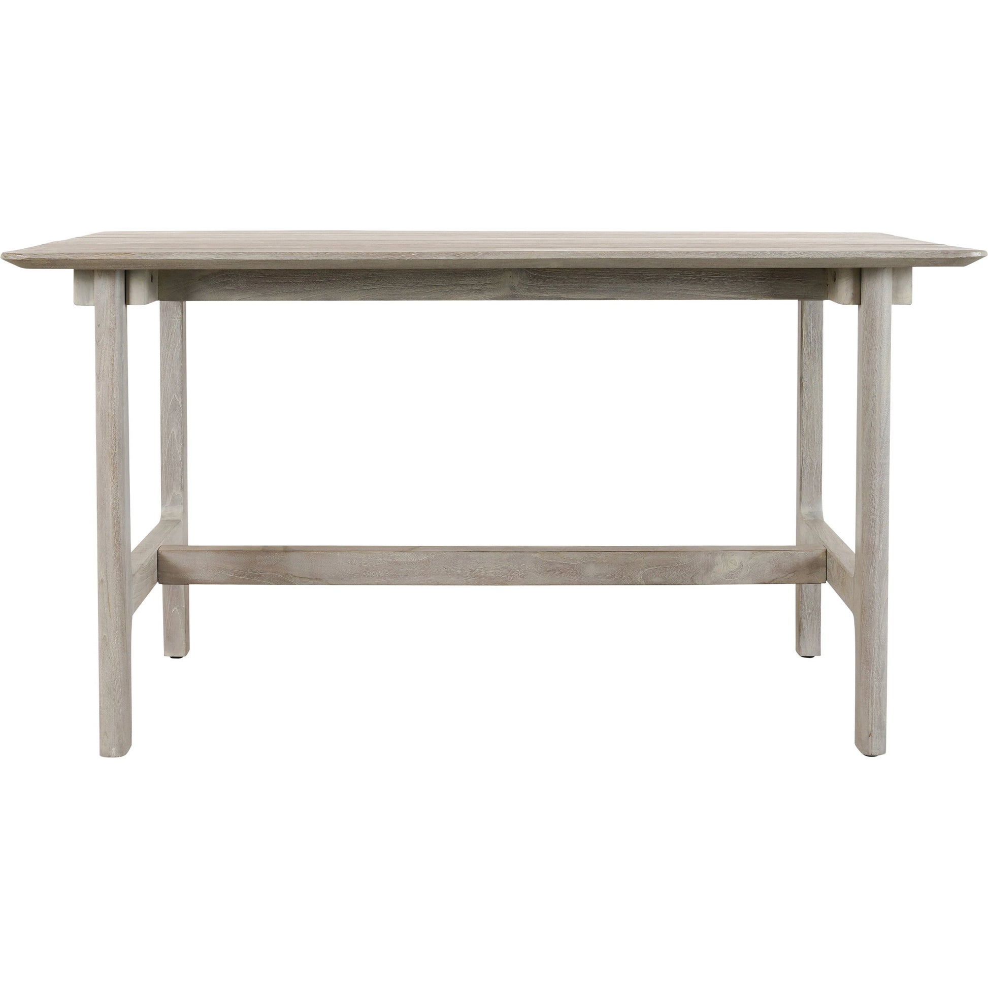 Dawn Outdoor Counter Table by Classic Home in gray matte. Made from teak wood in a modern style.