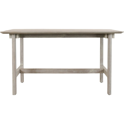 Dawn Outdoor Counter Table by Classic Home in gray matte. Made from teak wood in a modern style.