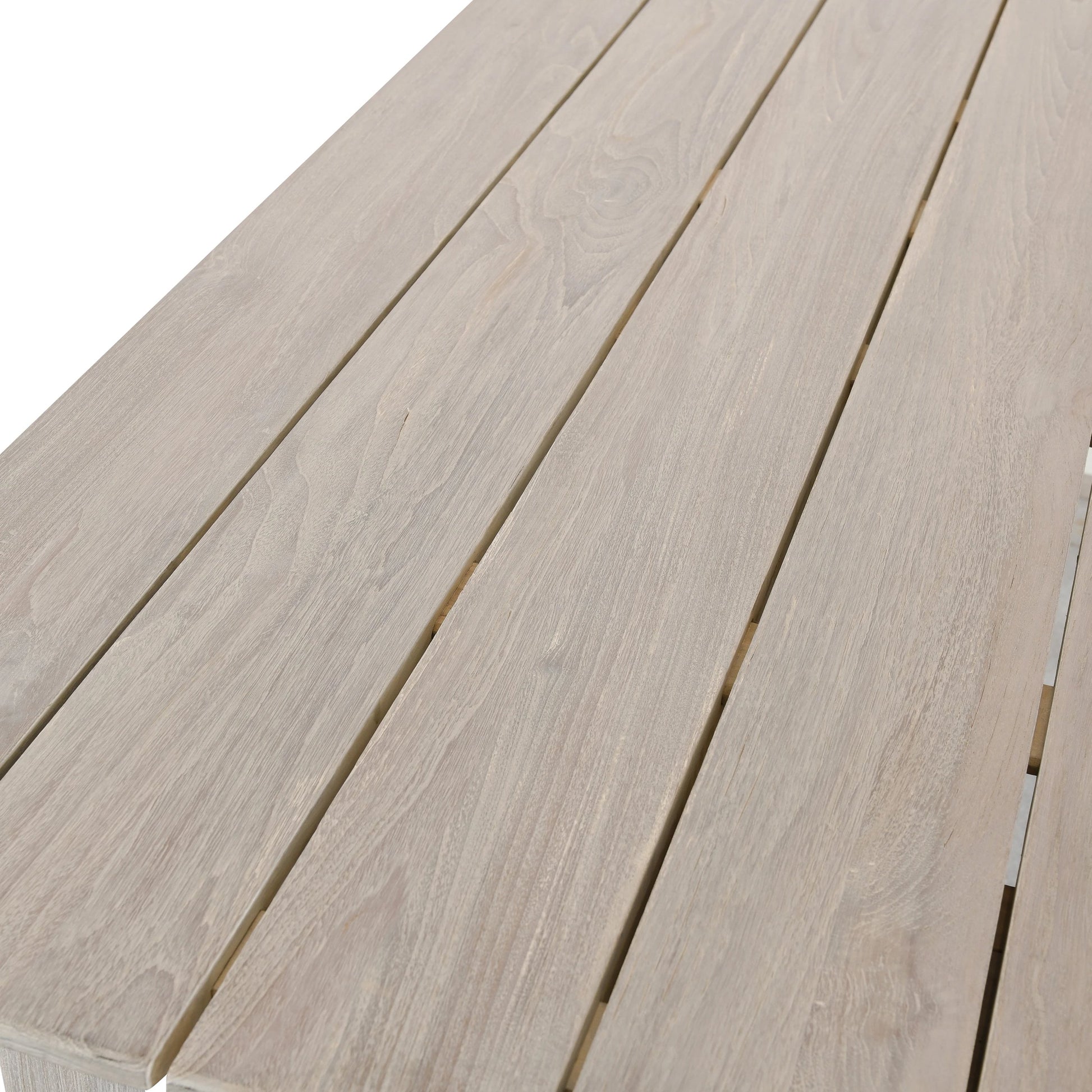 Dawn Outdoor Counter Table by Classic Home in gray matte. Made from teak wood in a modern style.