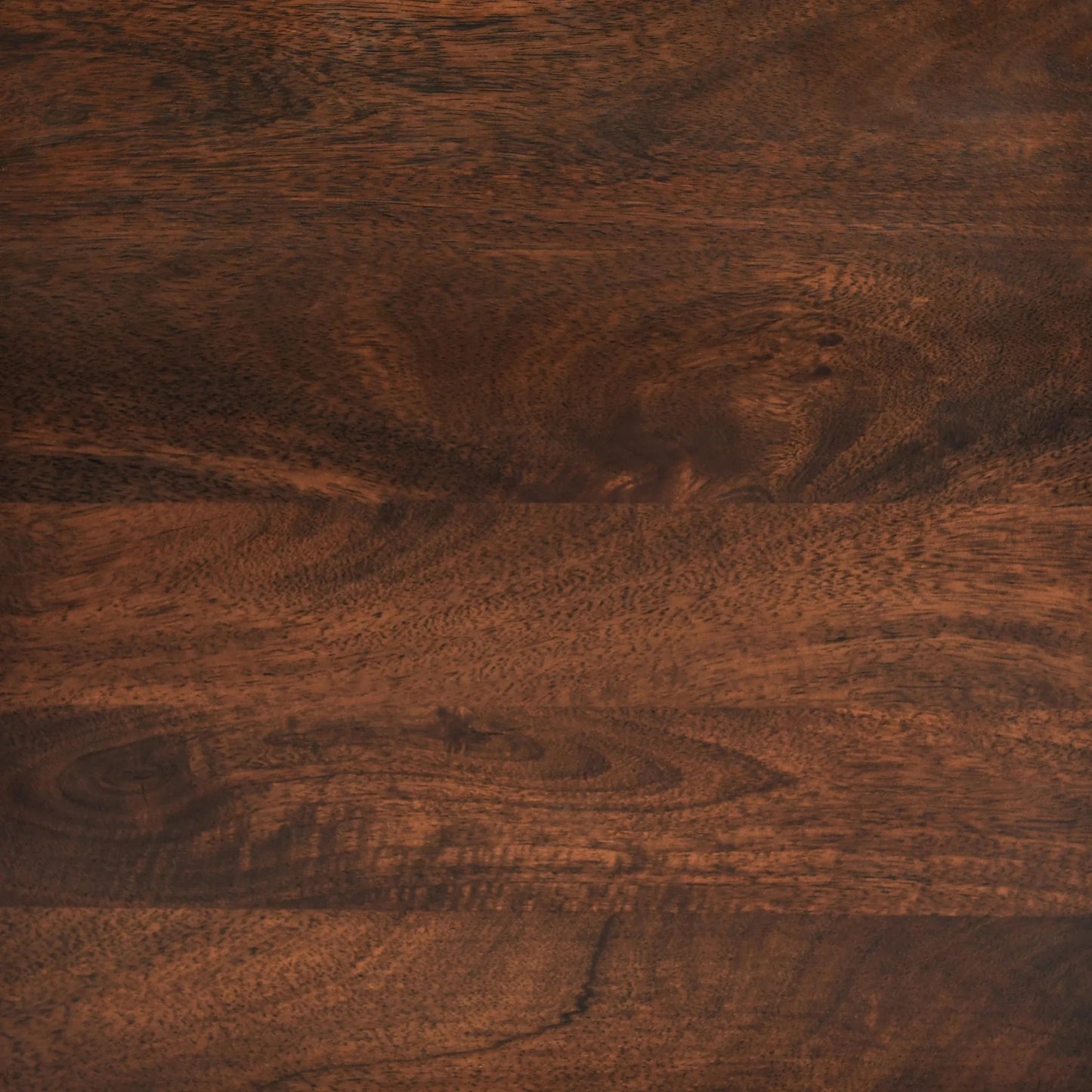 007 SI-2238806 | Closeup | Lynda Set of 2 Mango Wood Nesting Tables in Dark Brown by Kosas Home in wood top handfinished in dark brown, iron base in black. Made from mango wood, iron in a modern style.