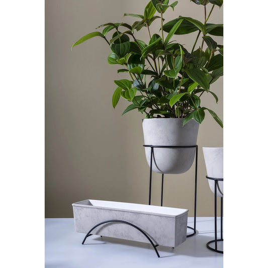 Meliora Trough by Accent Decor in tan. Made from ceramic in a cottage & farmhouse style.