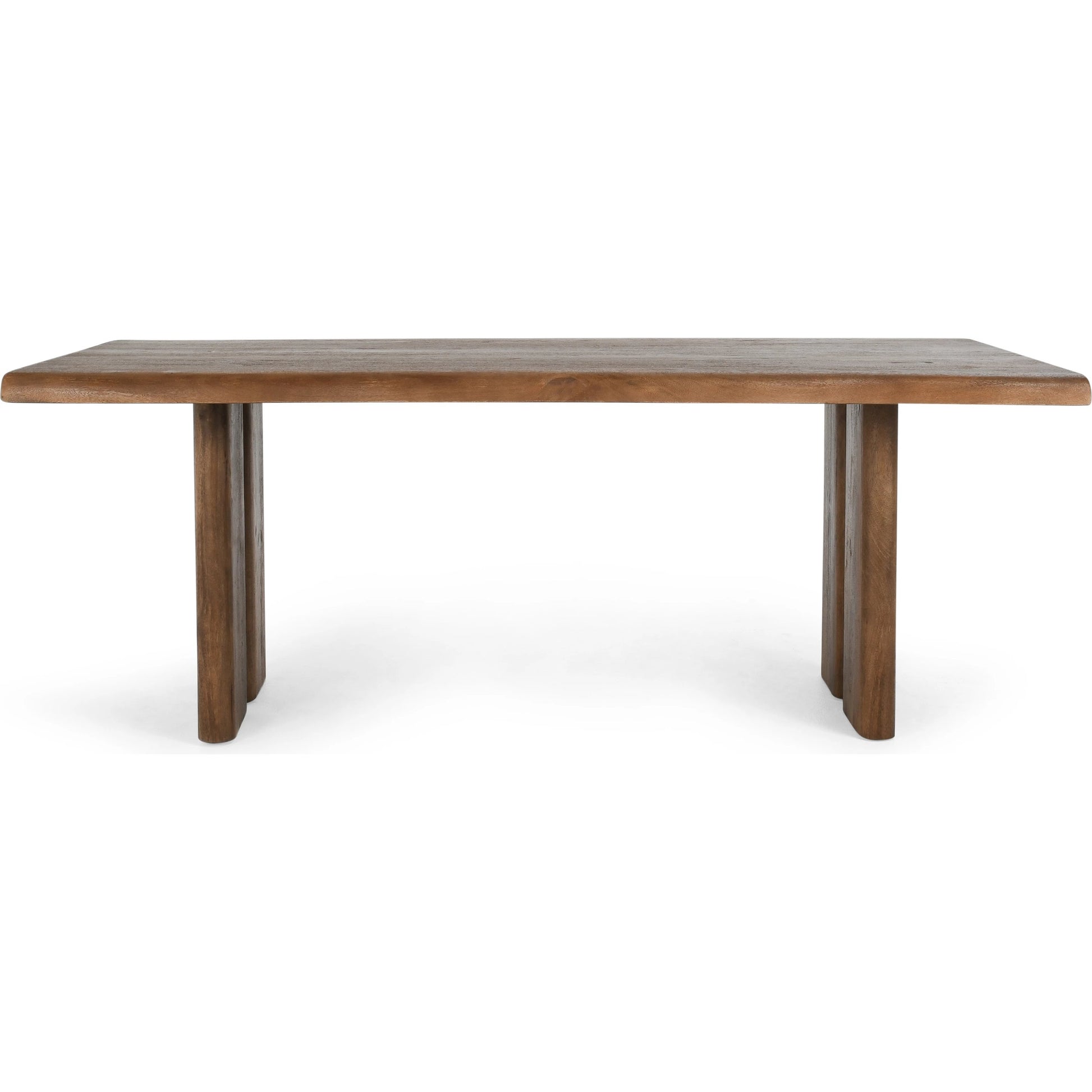 Holmes Mango Wood Dining Table by Classic Home in brown. Made from mango wood in a modern style.