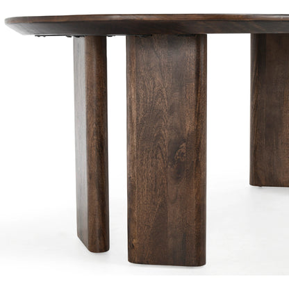 Norwood Mango Wood Dining Table by Classic Home in brown. Made from mango wood in a modern style.