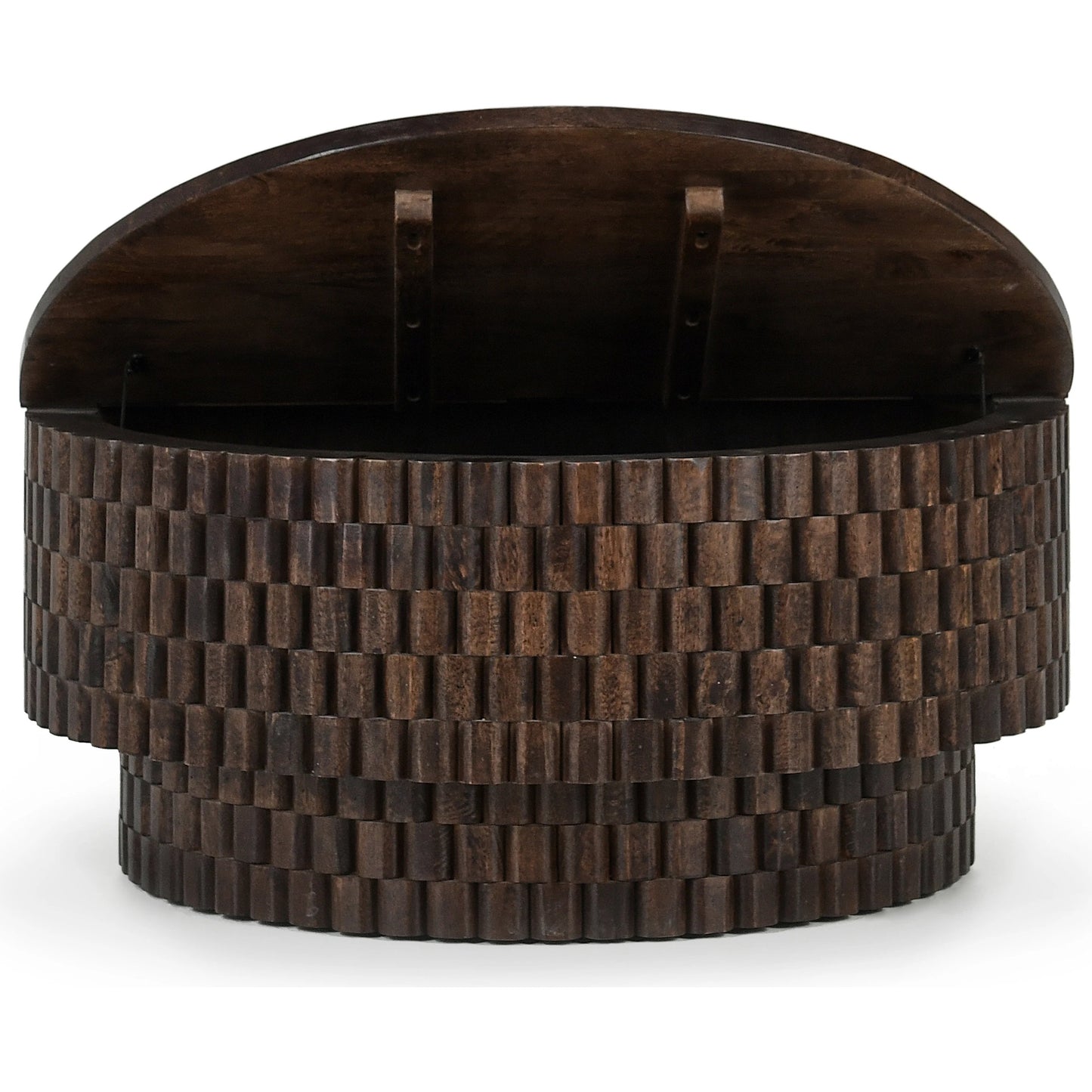 005 SI-2160256 | Additional Silo | Norwood Round Coffee Table by Classic Home. Made from mango wood in a modern style.