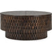 Norwood Round Coffee Table by Classic Home. Made from mango wood in a modern style.