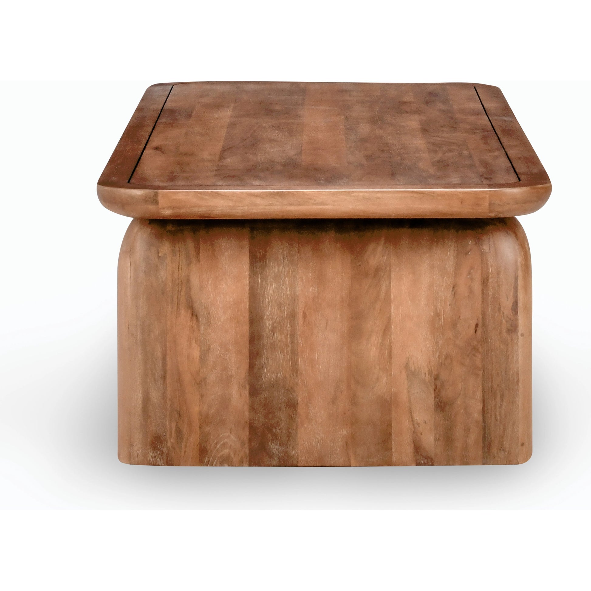 Chloe Coffee Table by Classic Home in brown. Made from mango wood in a modern style.