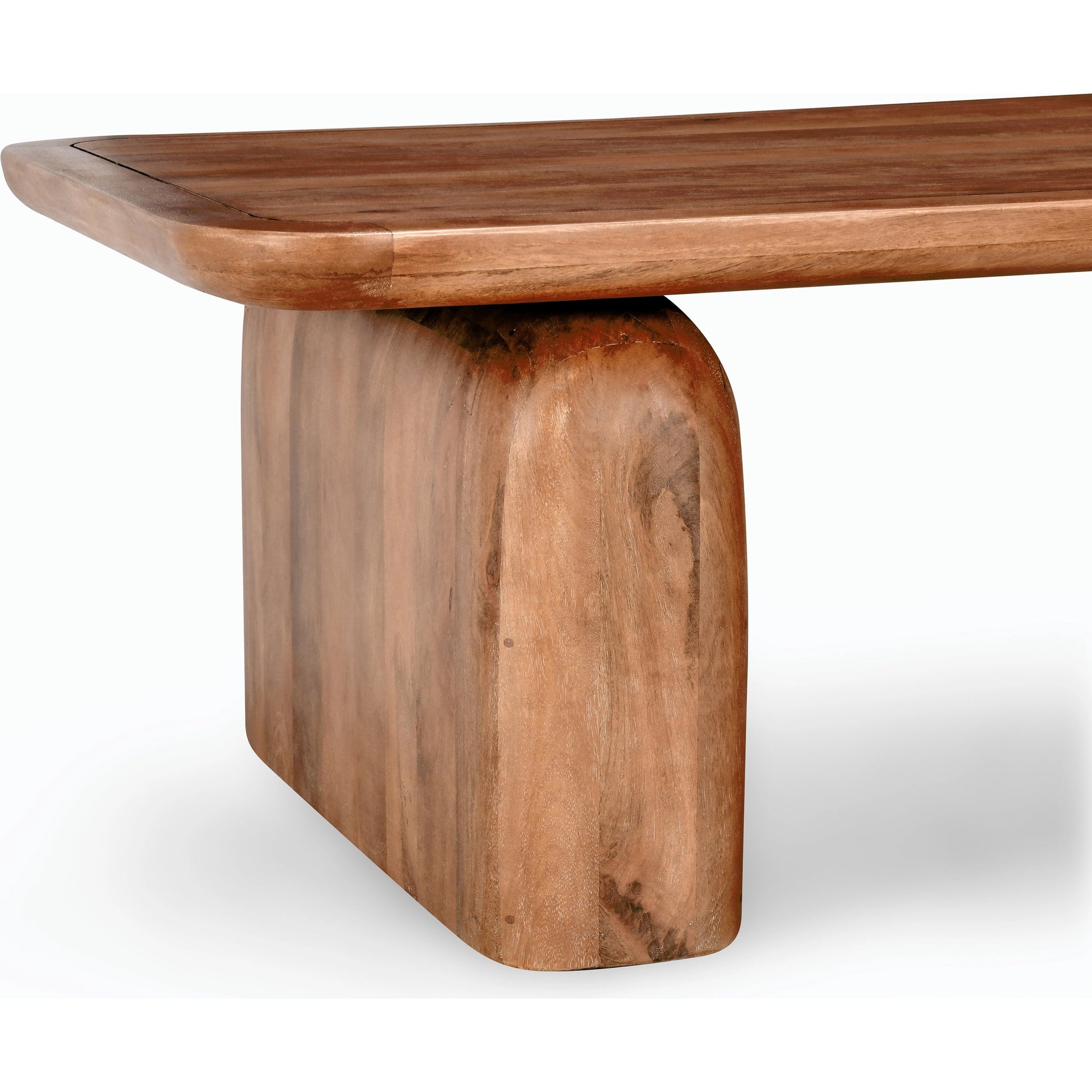 Chloe Coffee Table by Classic Home in brown. Made from mango wood in a modern style.